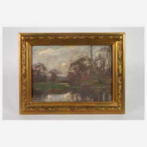 Hans Greinke, attr., Am Teich