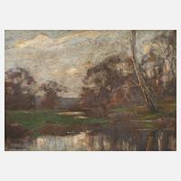 Hans Greinke, attr., Am Teich111