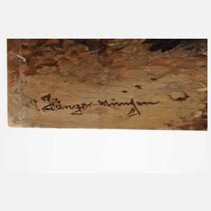 Max Hänger Senior, Geflügelhof mit Pfau