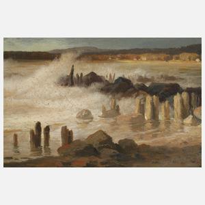 Paul Heitinger, attr., Meeresbrandung