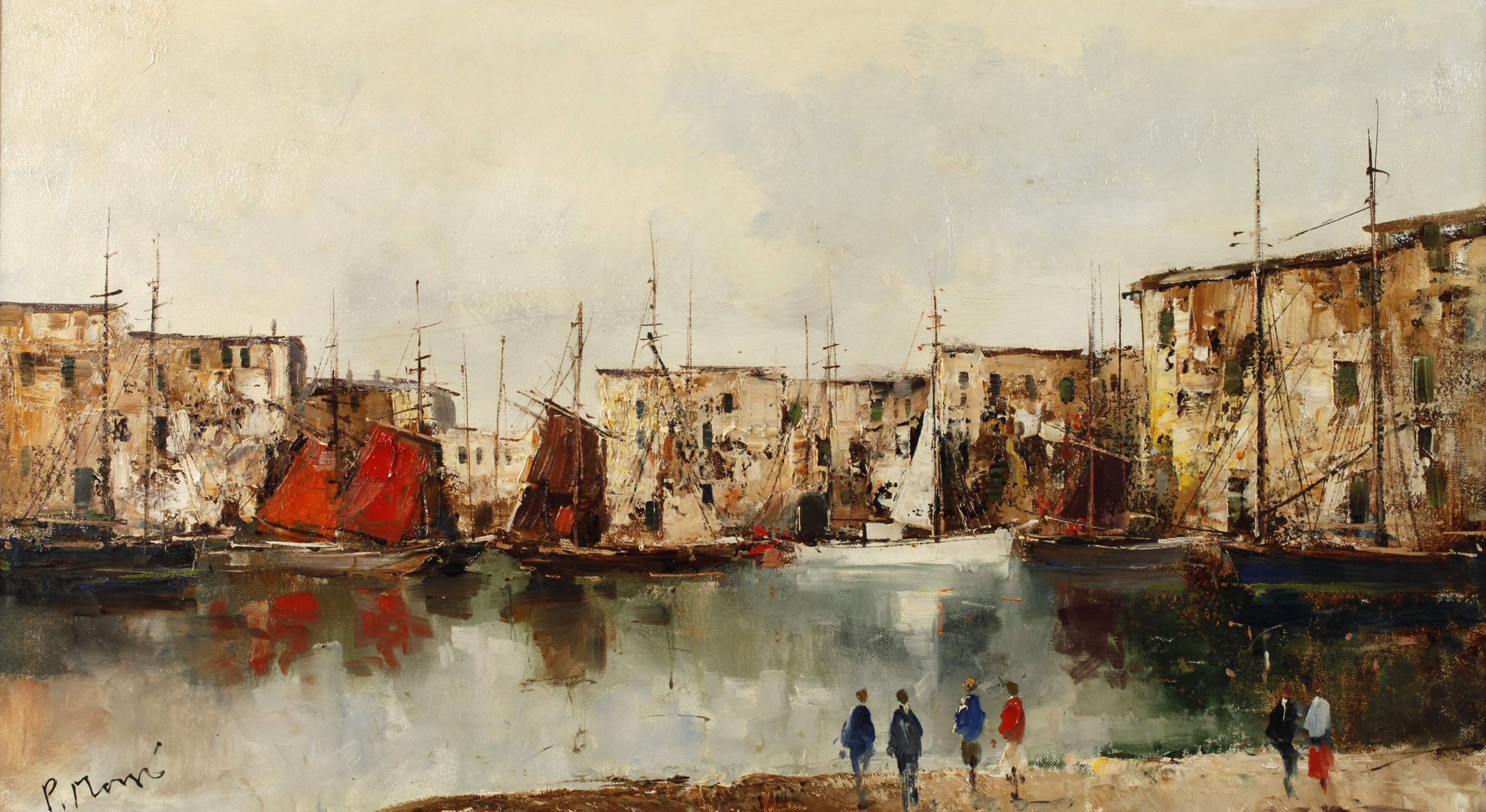 Paul Ingfried Henze-Morró, Mediterraner Hafen