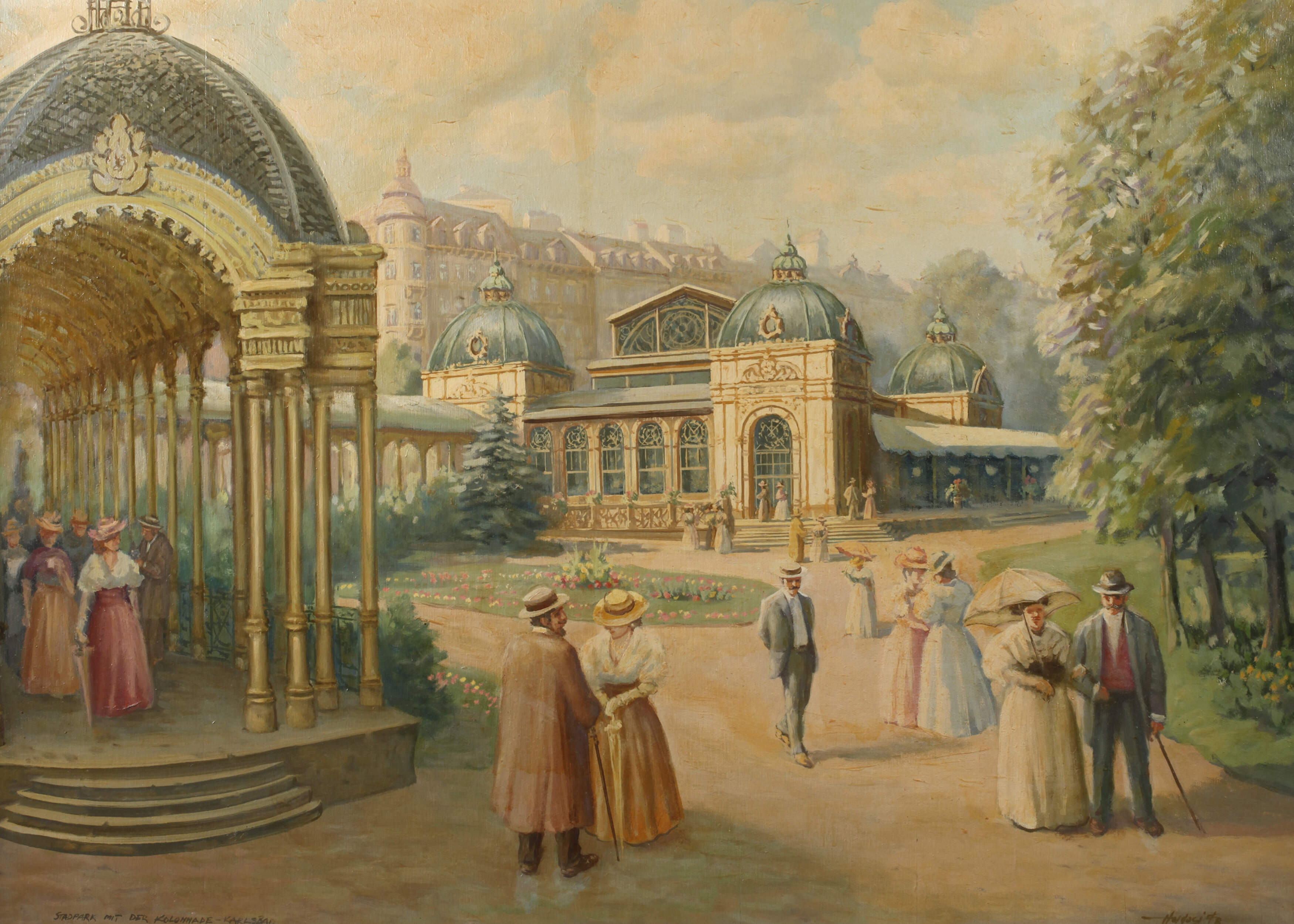 Frantisek Holdosi, Kolonnade in Karlsbad