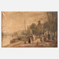 R. Hornemann, Holländischer Blumenmarkt am Kai111