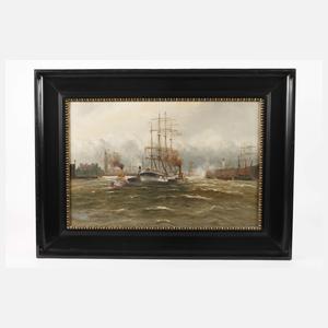 Alfred Jensen, Hamburger Hafen