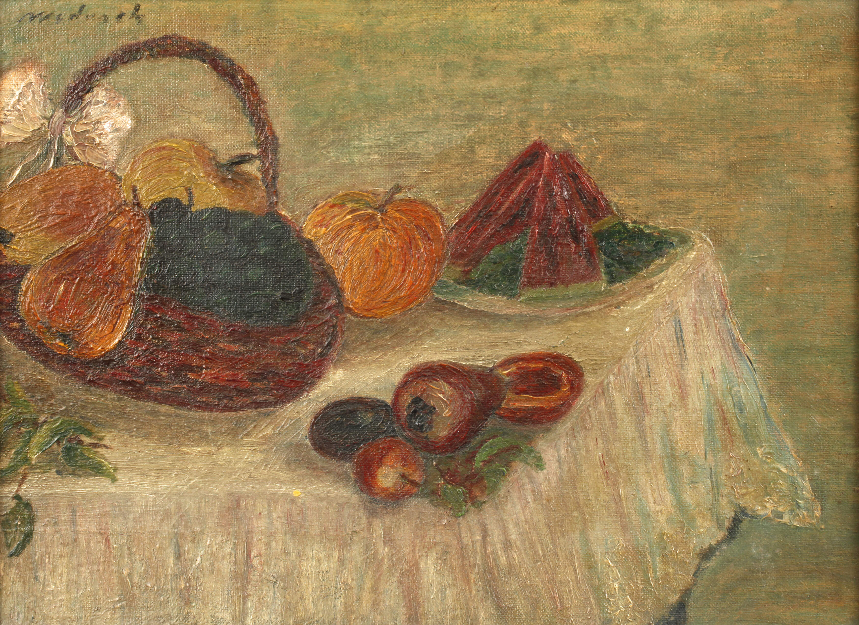 Jan Mudroch, attr., Stillleben mit Obst