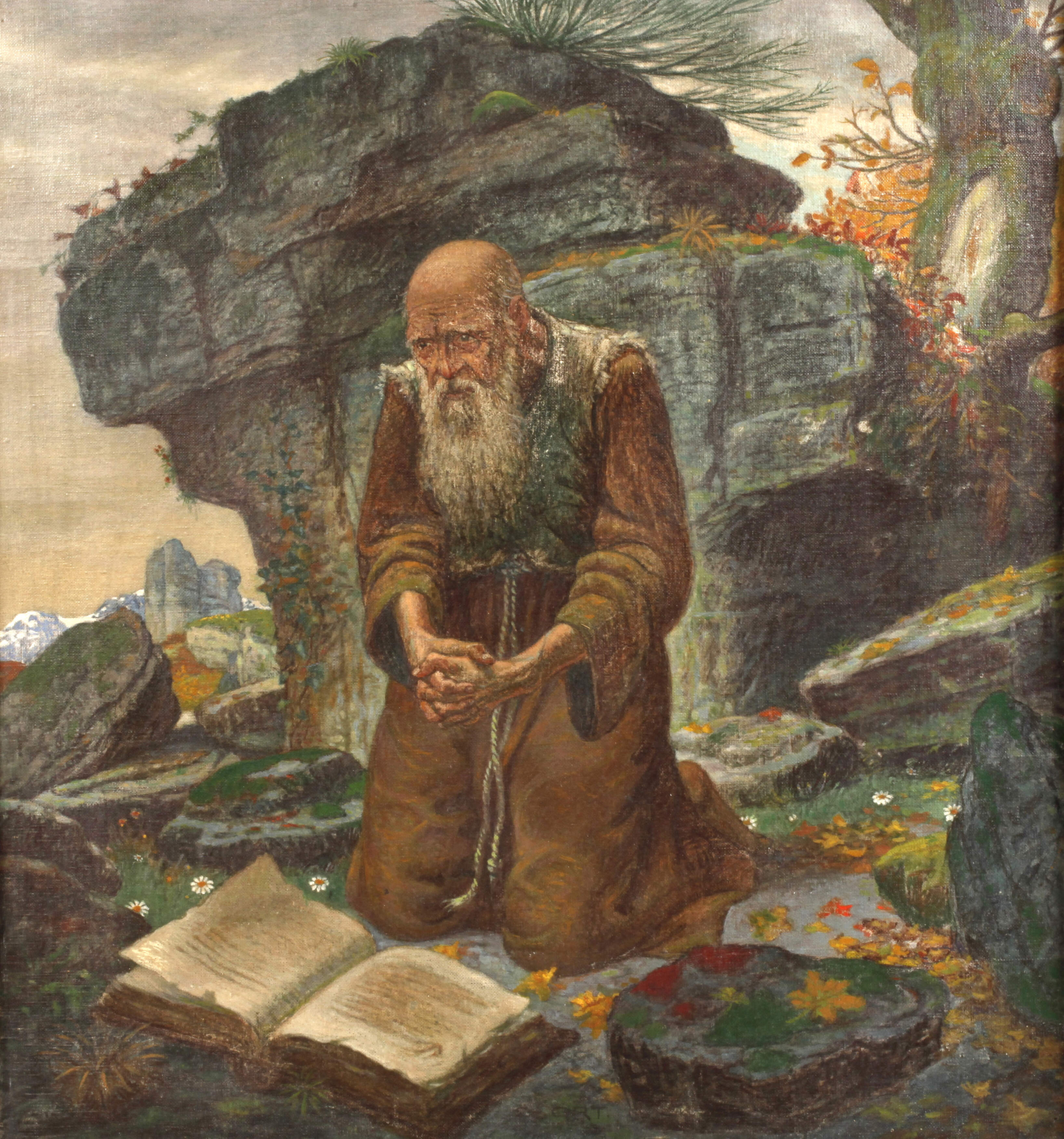 Georg Ort, Betender Eremit