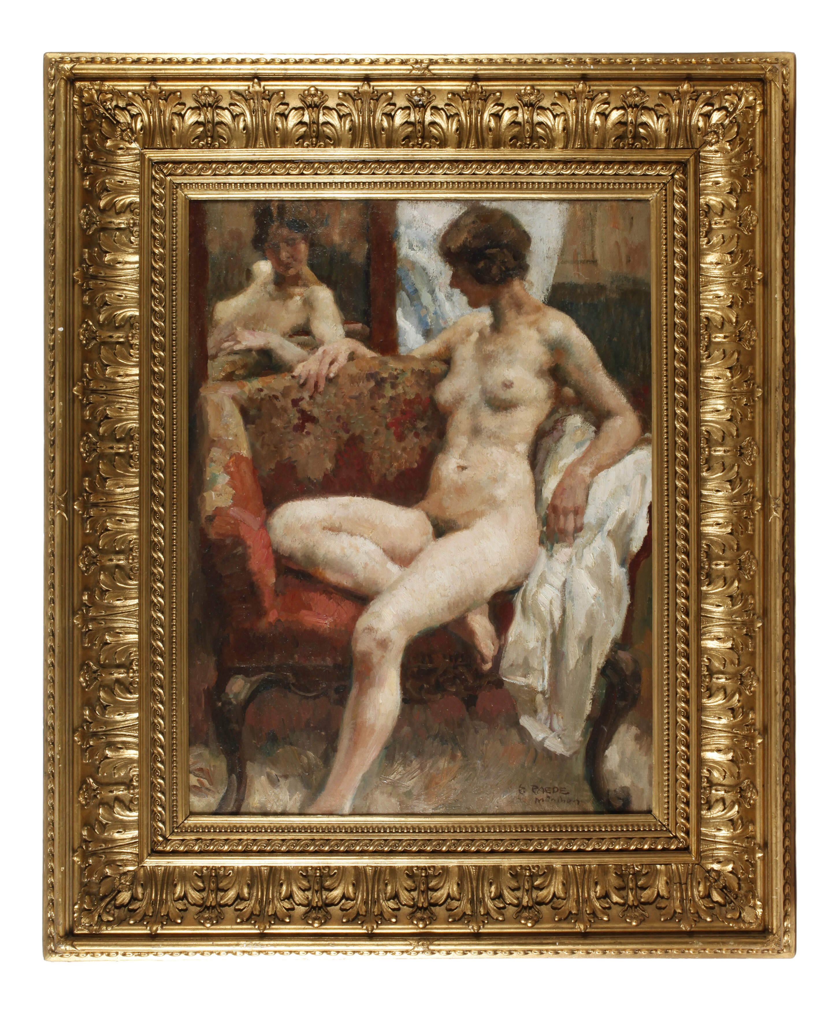 Paul Paede, Damenakt vorm Spiegel