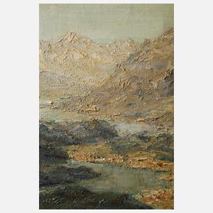 Otto Pippel, attr., "Herbst im Engadin"