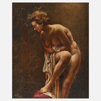 W. Pose, Stehender Damenakt111