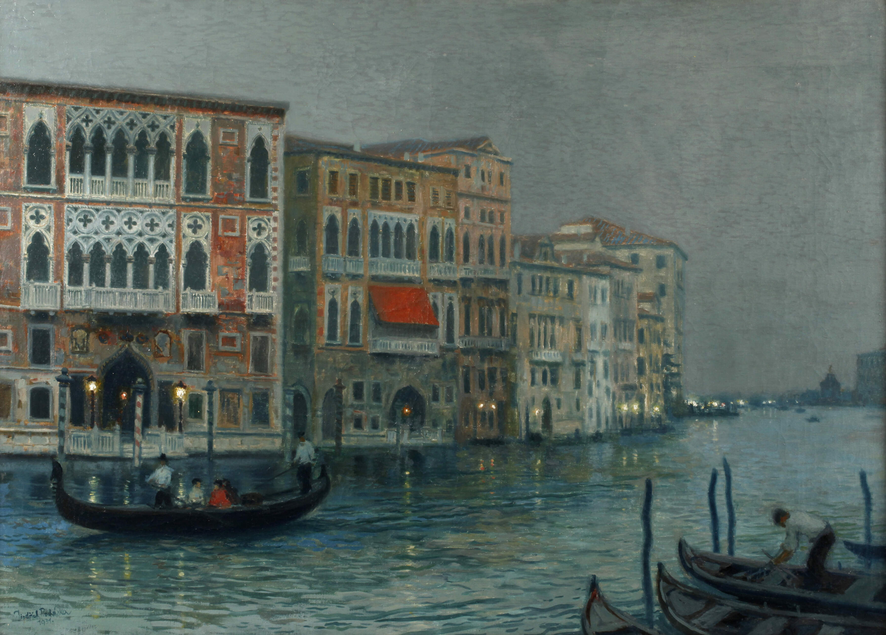 Jindrich Prochazka, Blaue Stunde am Canal Grande