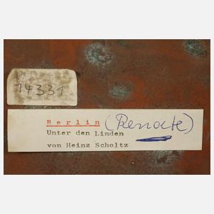 Heinz Scholtz, "Unter den Linden" Berlin