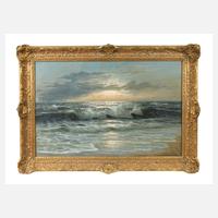 Karlheinz Schrader, Meeresbrandung im Abendlicht111