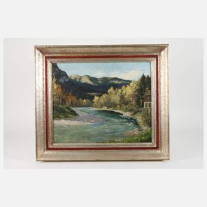 Johannes Schütz, Fluss im Gebirge