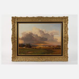 Hans Sengthaler, "Abendstimmung am Simssee"