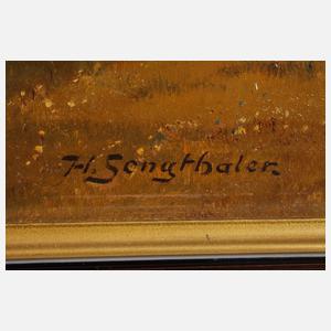 Hans Sengthaler, "Abendstimmung am Simssee"