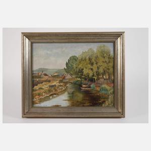 Hermann Stammler, "Abend am Weiher"