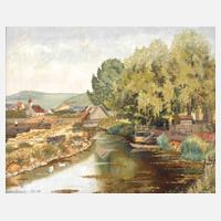 Hermann Stammler, "Abend am Weiher"111