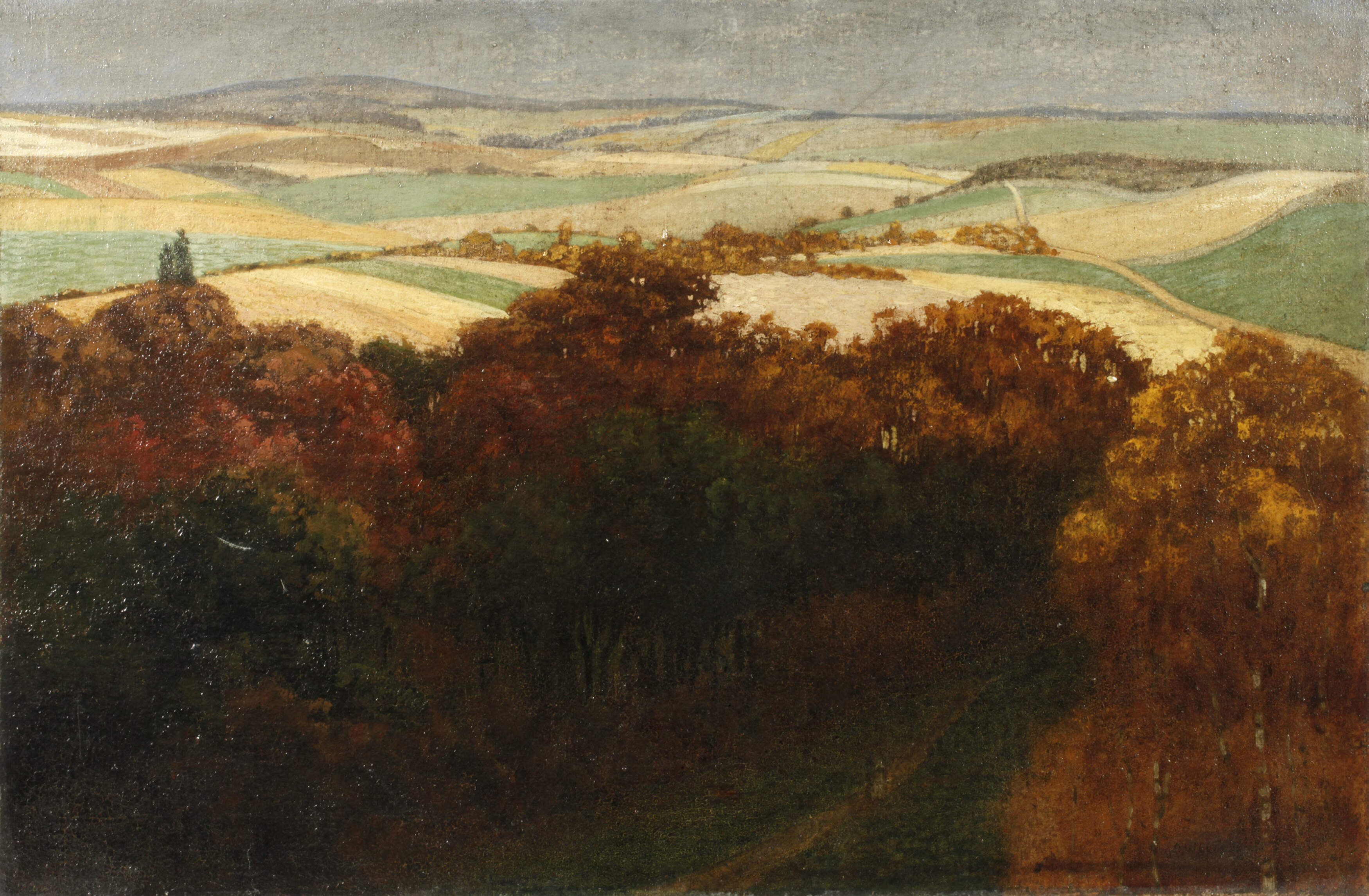 Alfred Weczerzick, "Thüringer Landschaft"