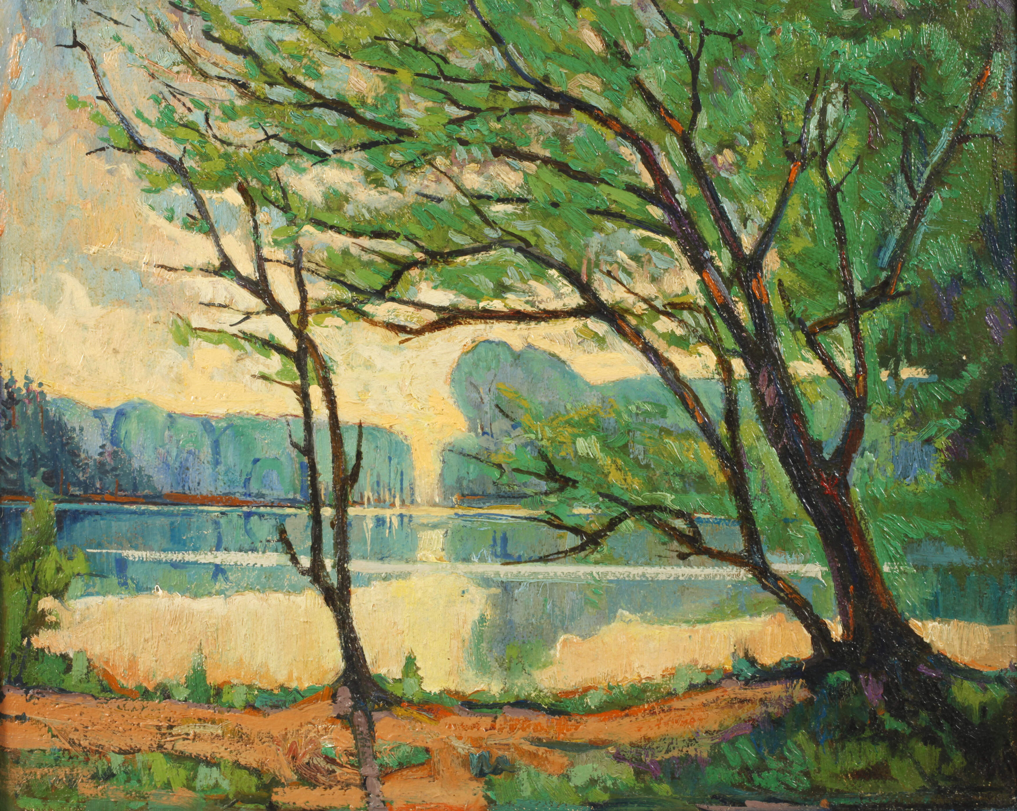 Morgenimpression am See