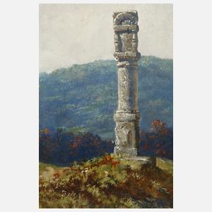 Barockes Marterl in Sommerlandschaft