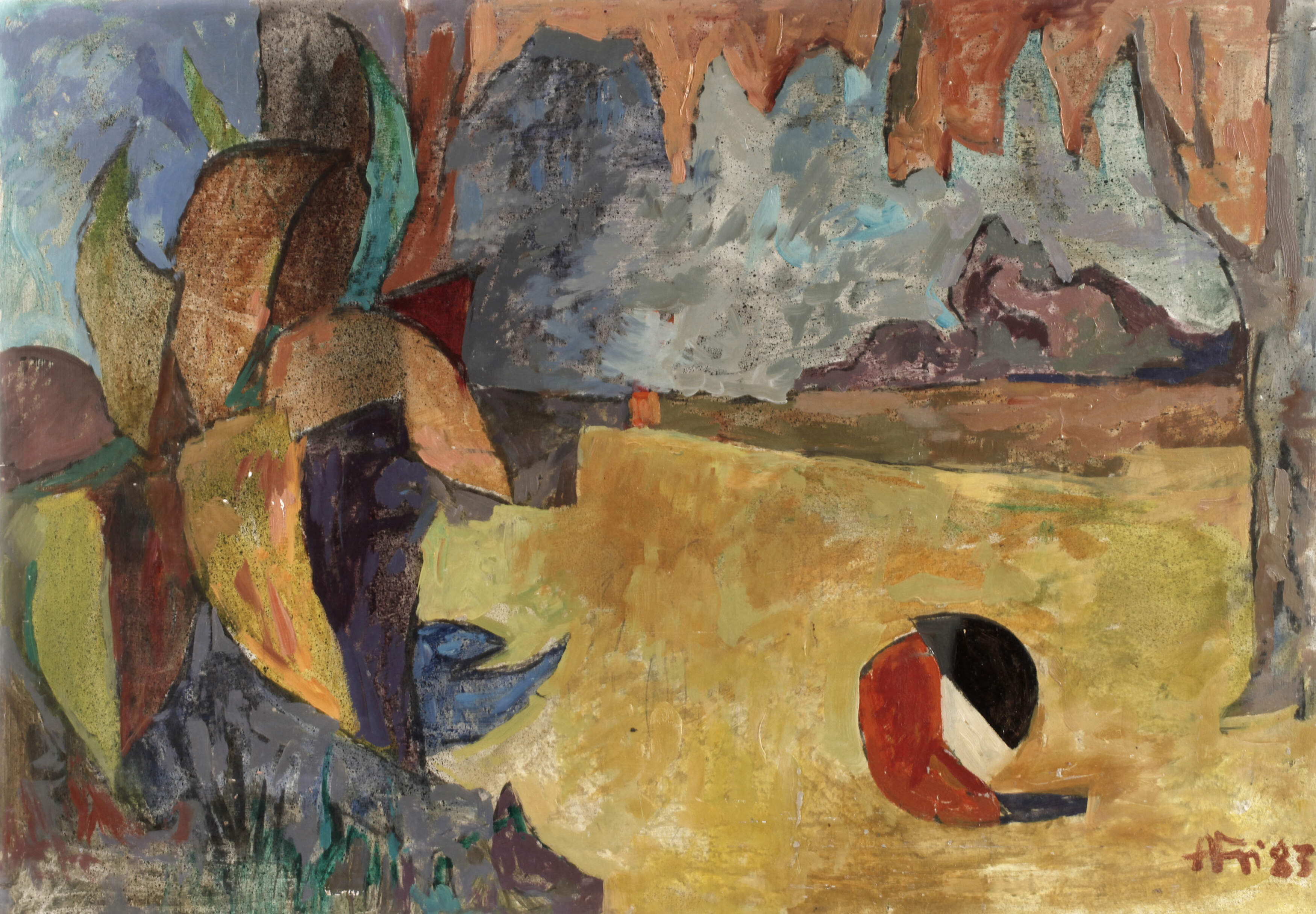 Arnold Fritz, Wüstenansicht