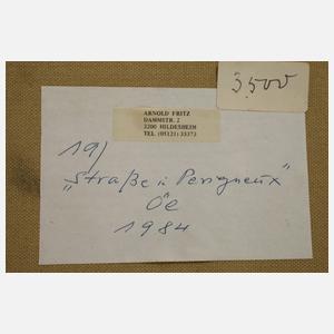 Arnold Fritz, attr., Straße in Périgneux