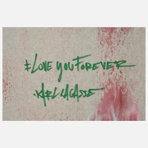 Karl Lagasse, "I love you forever"