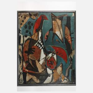 Markus Lüpertz, "Melonen-Mathematik XII."