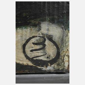 Markus Lüpertz, "Melonen-Mathematik XII."