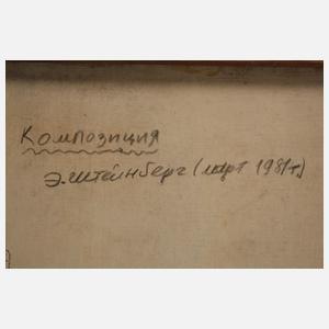 Eduard Steinberg, attr., Große suprematistische Komposition