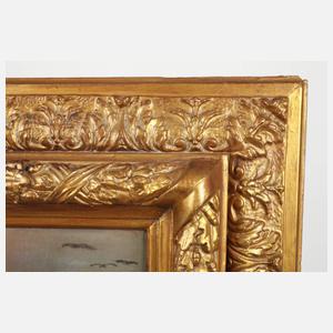 Goldstuckrahmen mit Gemälde