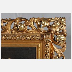 Großer Florentinerrahmen mit Gemälde