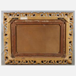 Großer Florentinerrahmen mit Gemälde