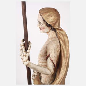 Geschnitztes Memento Mori