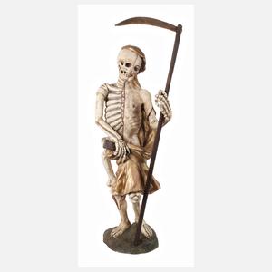 Geschnitztes Memento Mori