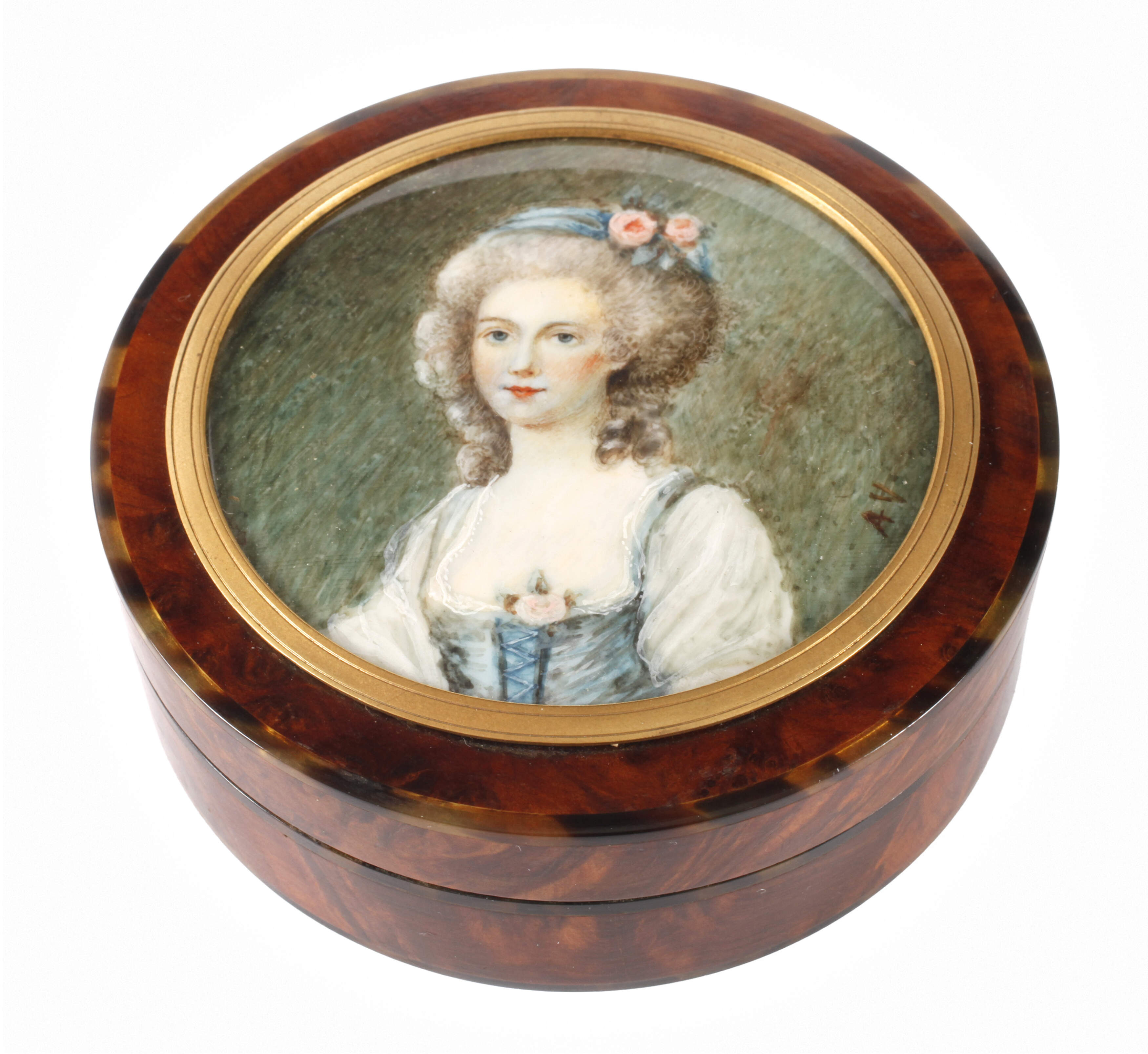 Feine barocke Runddose