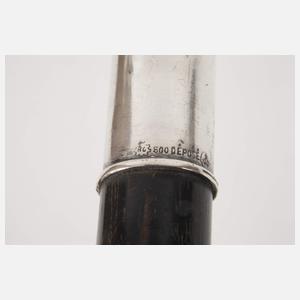 Spazierstock Silber