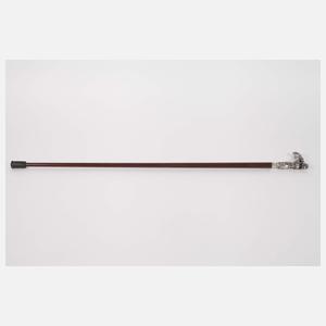 Spazierstock Silber