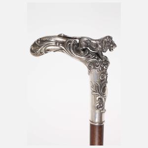 Spazierstock Silber
