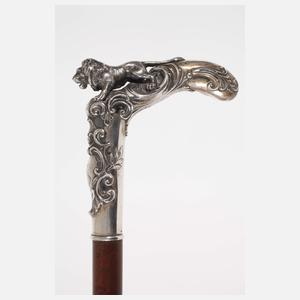 Spazierstock Silber