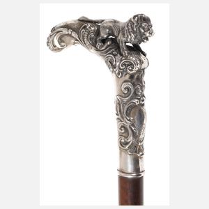 Spazierstock Silber