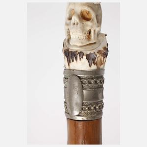 Spazierstock Memento Mori