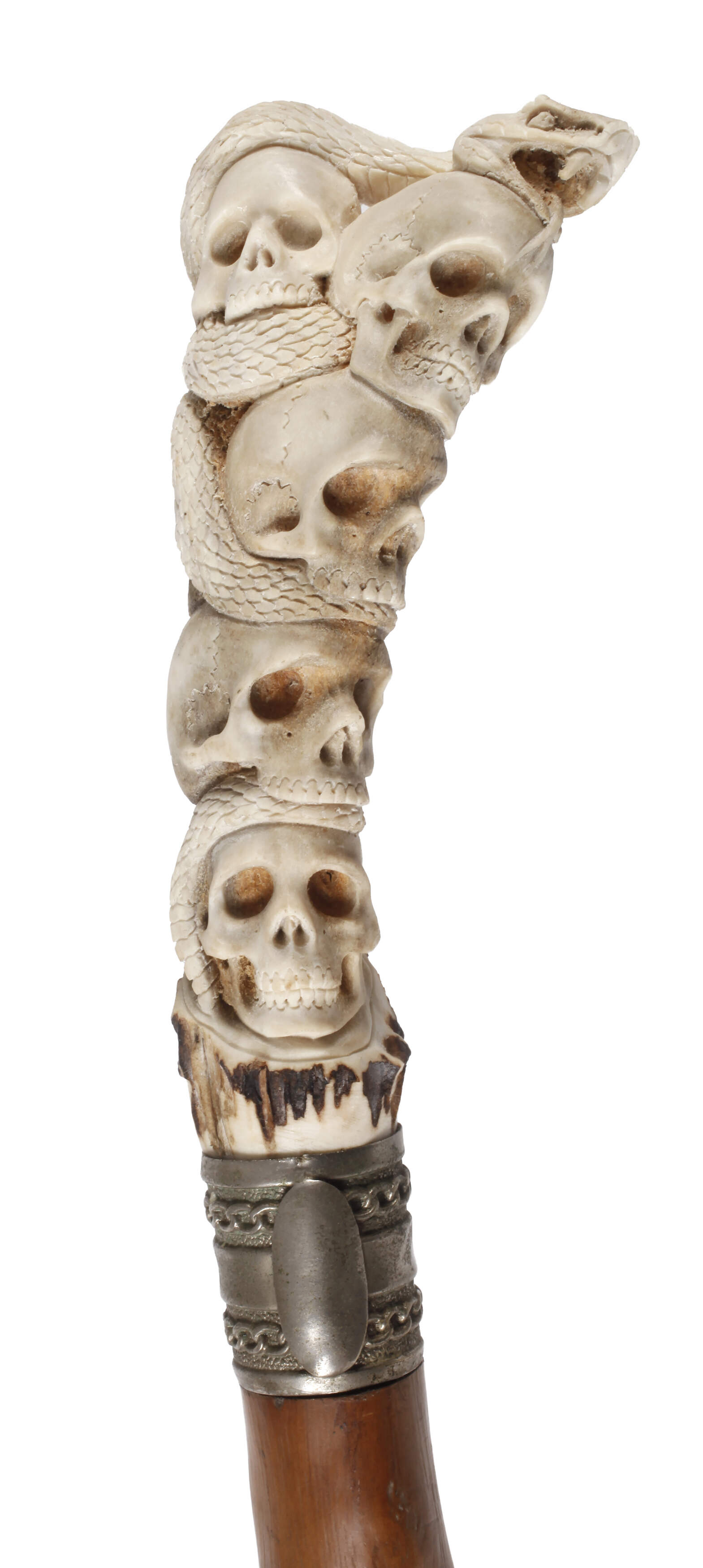 Spazierstock Memento Mori