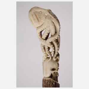 Spazierstock Memento Mori