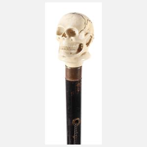 Spazierstock Memento Mori