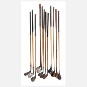 Historisches Golfset