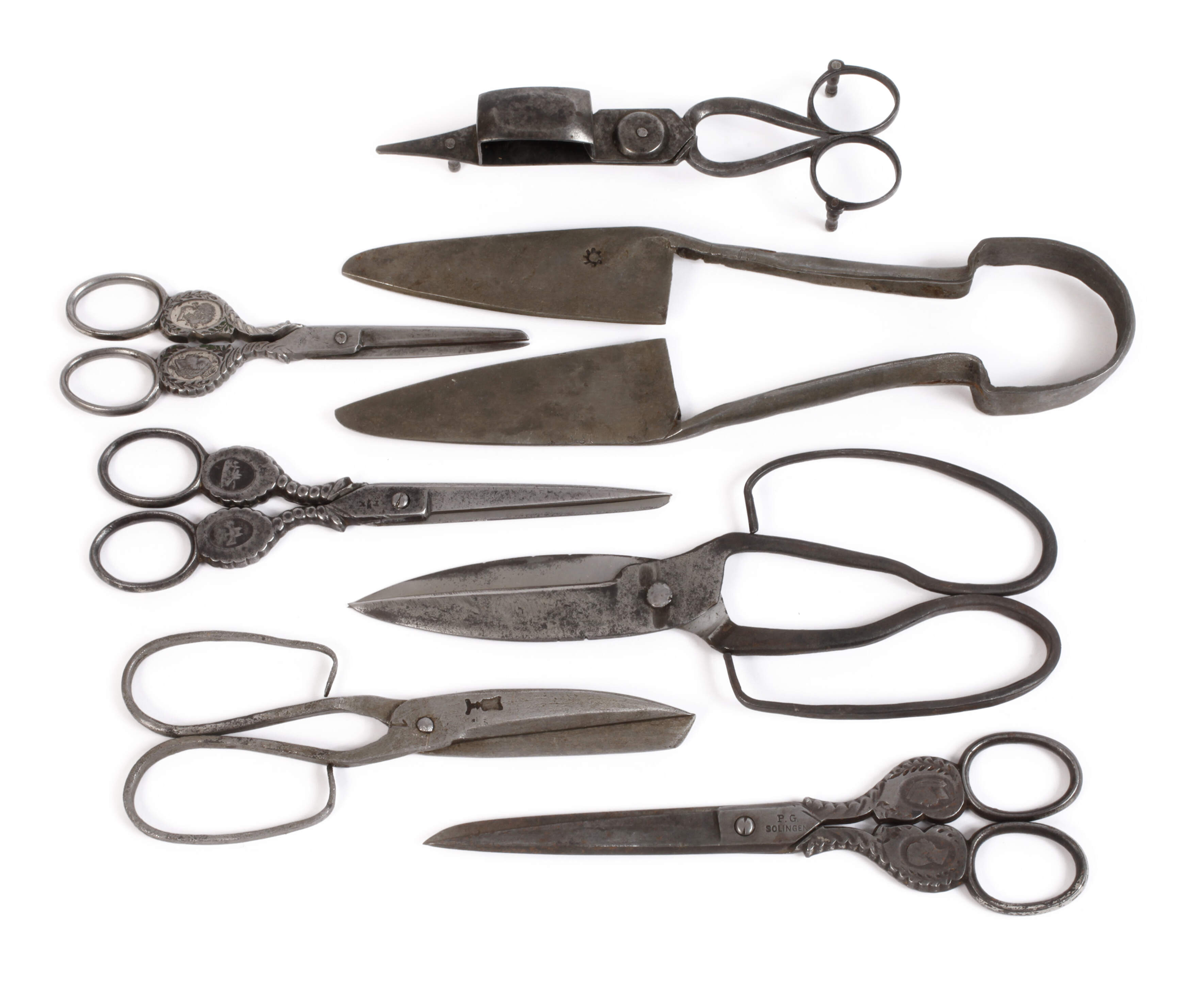 Konvolut historische Scheren