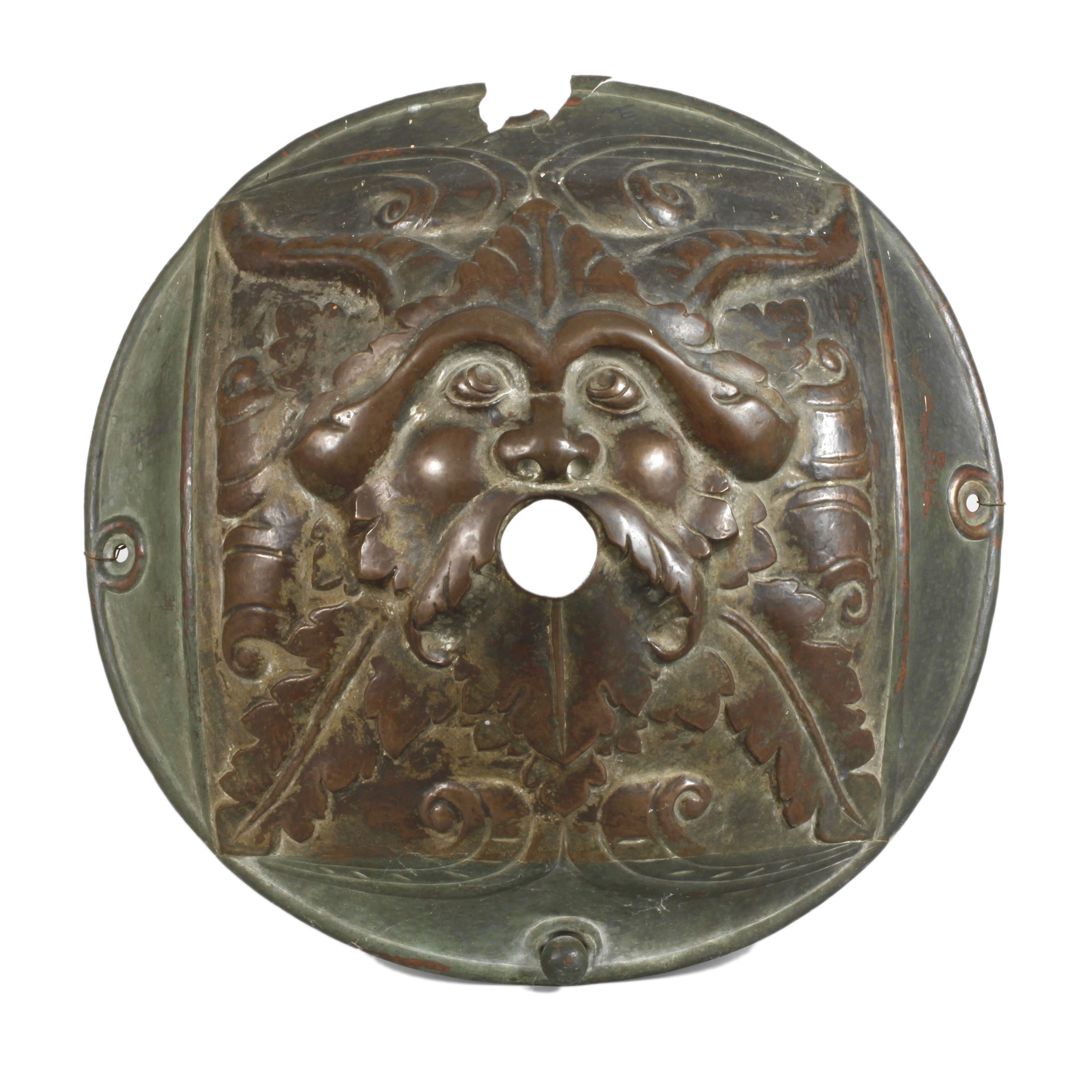 Brunnenmaske Kupfer