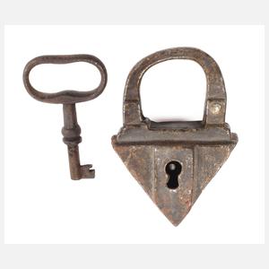 Spätgotisches Vorhängeschloss