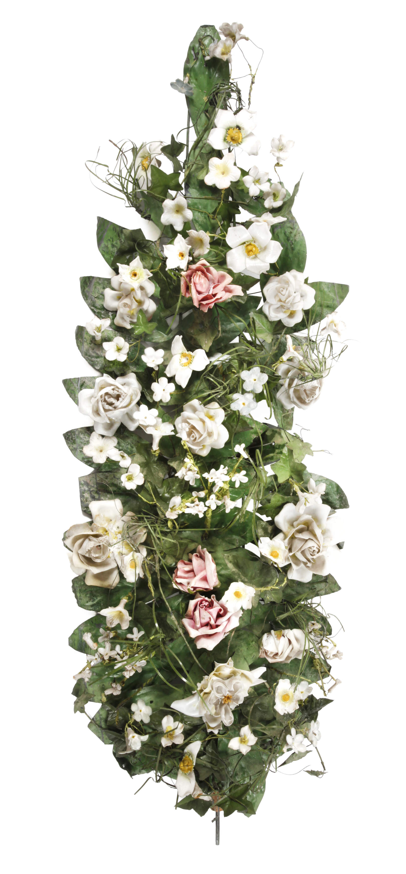 Große florale Zierapplik